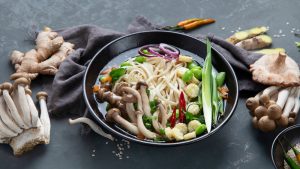 noodle bowl with veg